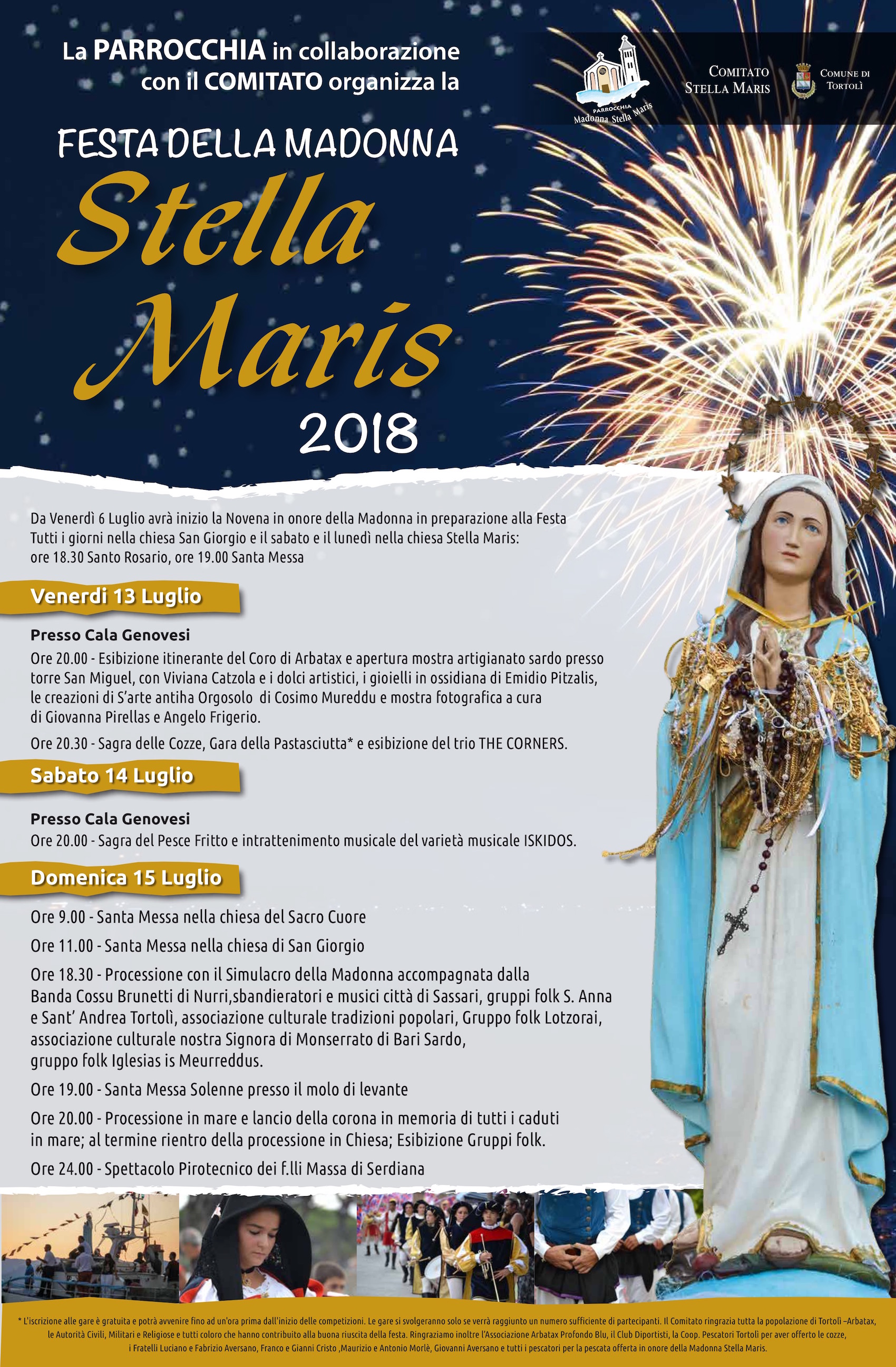 Stella Maris, 13-15 luglio